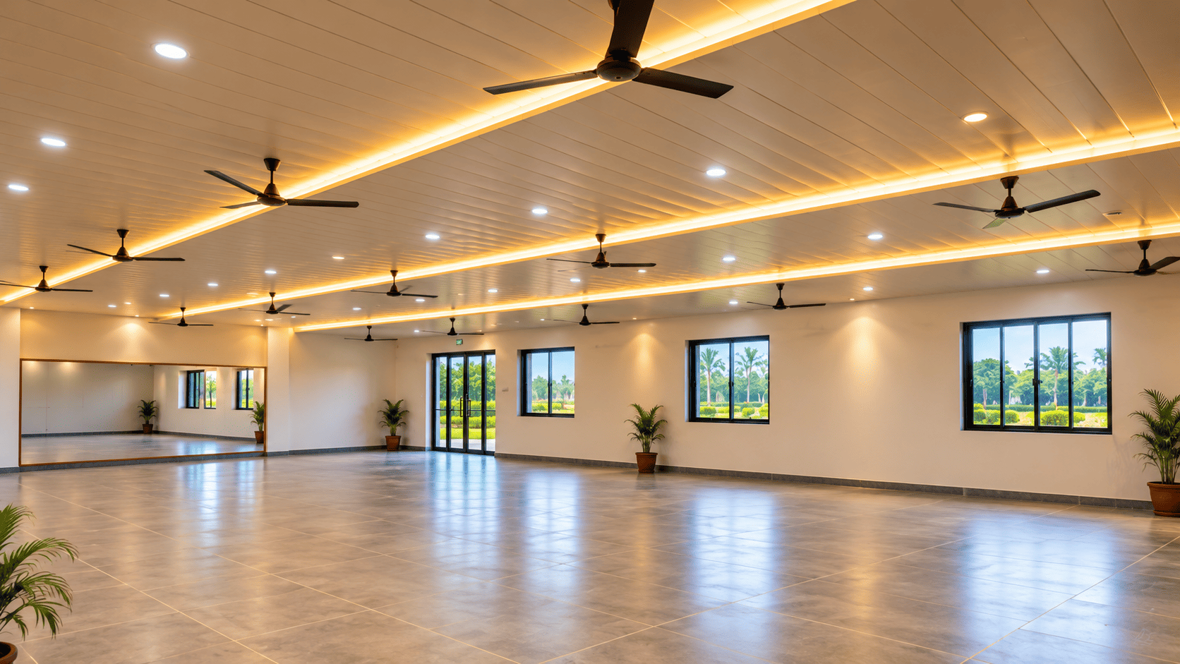 Event hall at Takshshila Park And Resorts