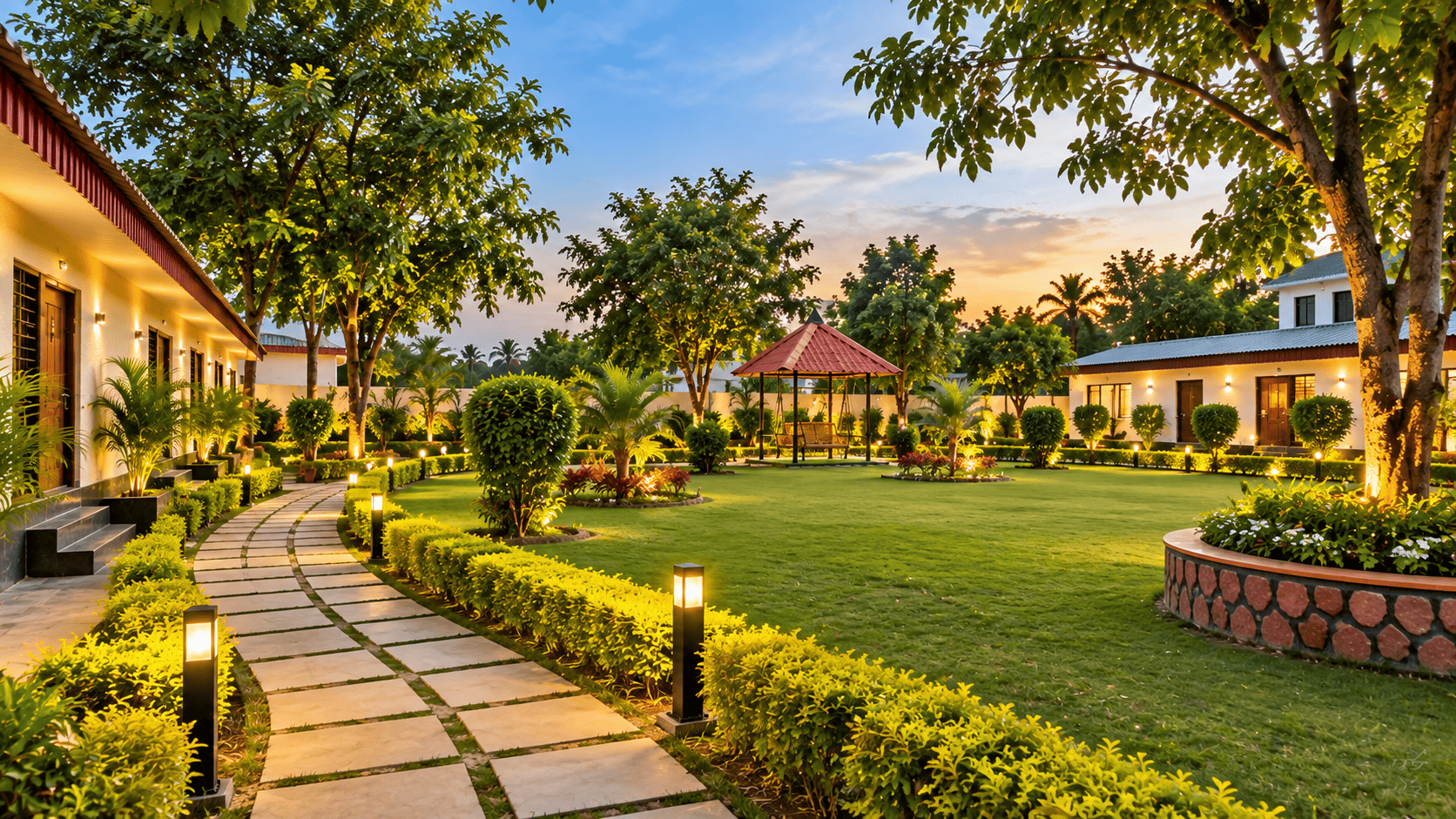 Resort lawn